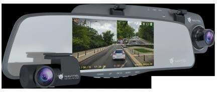 Navitel 1080P Mirror Car DVR with Clip