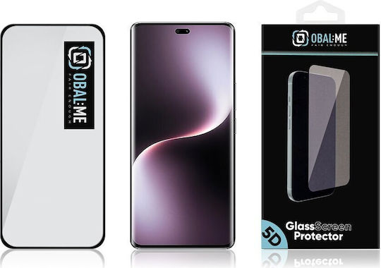 Obal:Me 5D Gehärtetes Glas Schwarz (Honor Magic7 Lite)