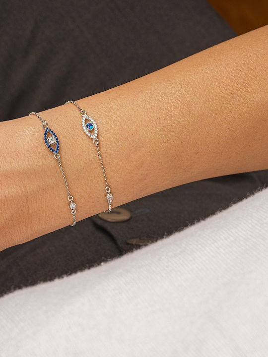 Excite-Fashion Damentaschenarmband mit Auge-Design aus Silber mit Zirkon Excite-Fashion Damentaschenarmband mit Auge-Design aus Silber mit Zirkon