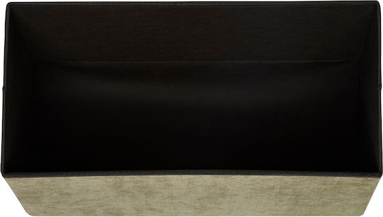 Табуретка с Място за Съхранение, Облечена с Текстил A-s Lysandre Каки 76x38x38 см