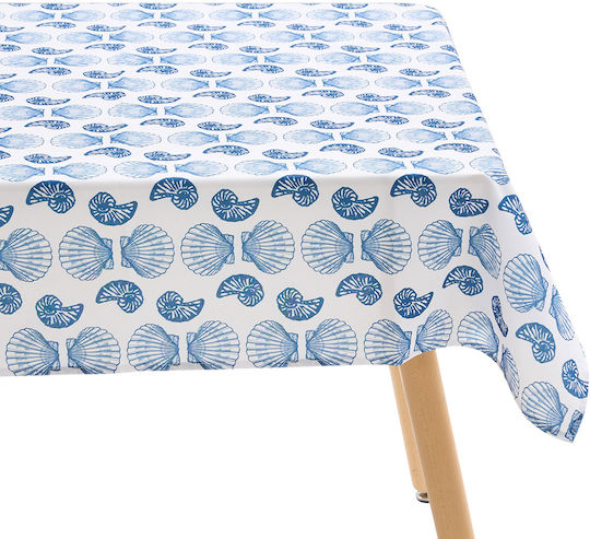 Τραπεζομάντηλο Αλέκιαστο A-s Oceania Oceania Blue 140x240εκ.