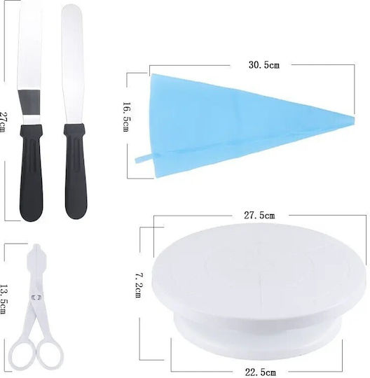 Alista Home Set de Instrumente de Patiserie din Plastic 28cm 70 Bucăți