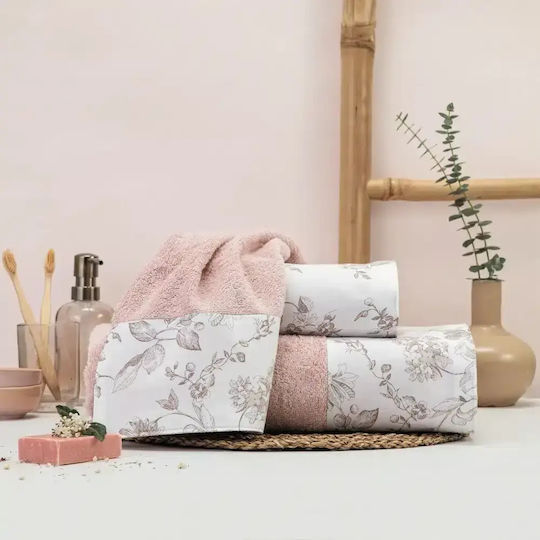 Borea Set De 3 Buc Prosoape De Baie Pudră