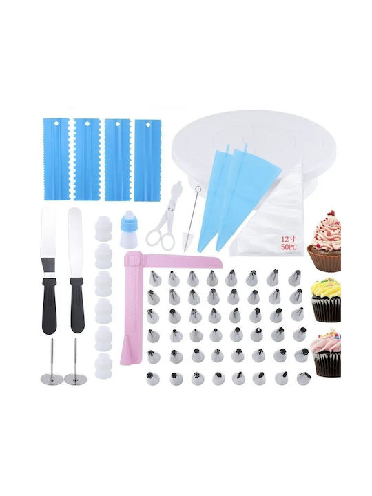Alista Home Set Konditoreiwerkzeuge aus Kunststoff 28cm 70 Stück