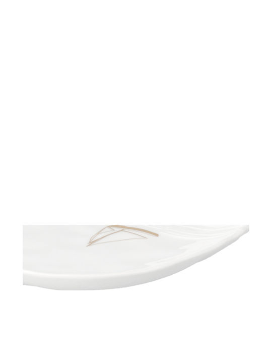 Raeder Horizon Serving Plate Round Porcelain White with Diameter 16.4cm