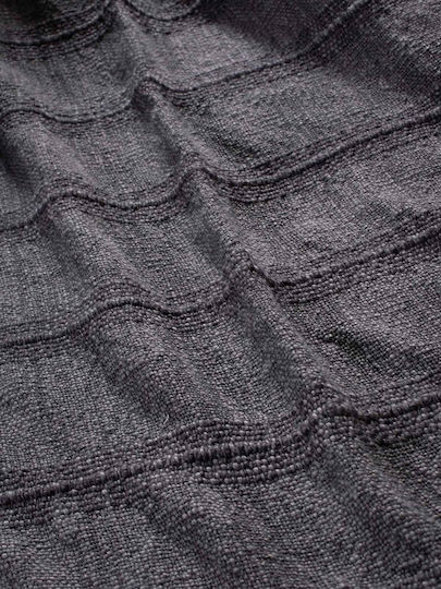 Hauz Hauz Halbdoppelte Decke mit Fransen 180x230cm Grau