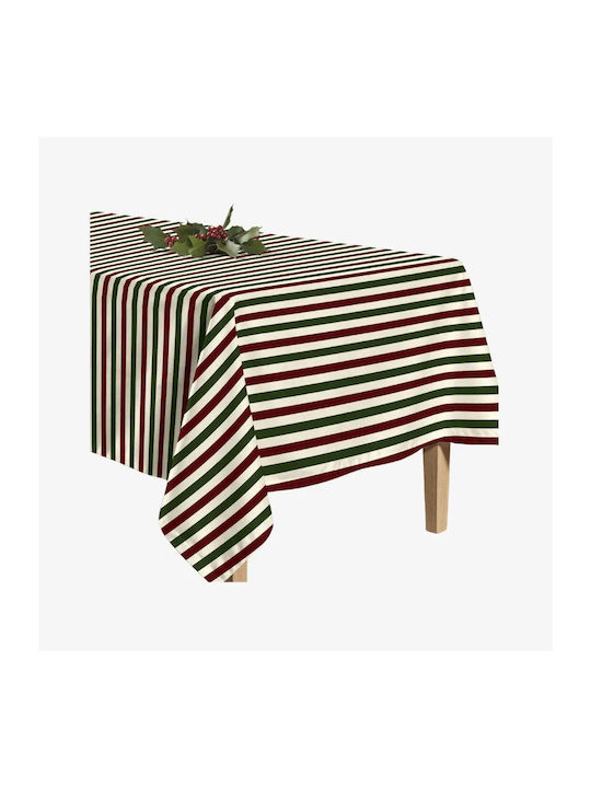 Phos & Gaia Christmas Tablecloth Plastic Stain Resistant 300x155cm