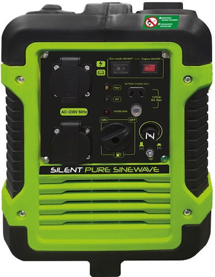 Tecnoware Generator Silențios Invertor pe Benzină Patru Timpi cu Demaror Manual
