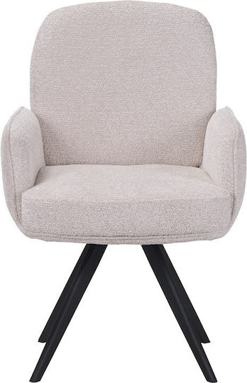 Novo Πολυθρόνα Περιστρεφόμενη Λευκό 65.5x60x90cm