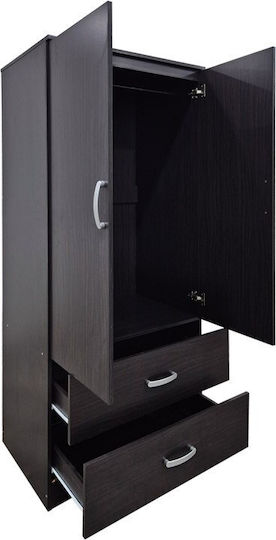 Alvia Δίφυλλη Ντουλάπα 80x51.5x180cm Alvia Δίφυλλη Ντουλάπα 80x51.5x180cm