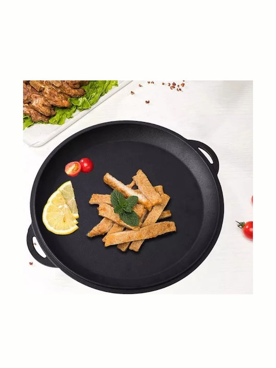 Perfect Home Wok από Μαντέμι με Καπάκι με Επίστρωση από Πέτρα 37cm