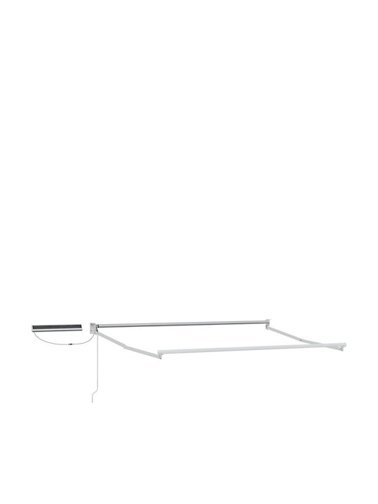 vidaXL Τέντα Βεράντας Γκρι 3.5x2.5m