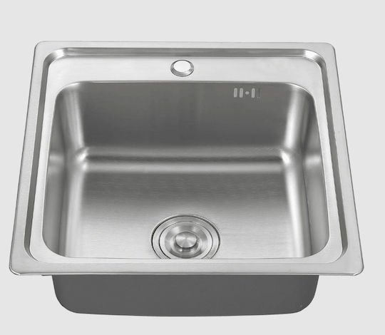 WS 5050 68-006 Drop-In Мивка Inox Сатен Ш50xД50см Сребрист