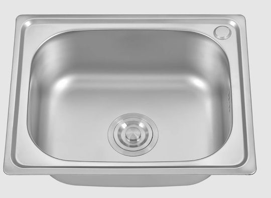 Hydra 68-0071 Drop-In Inox Satin Finish Length 50x Width 40cm Silver