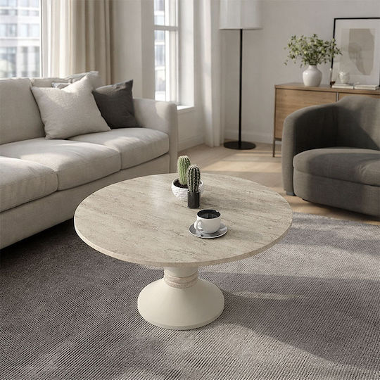 Βοηθητικό Τραπεζάκι Lepper Travertine - Sandstone Βοηθητικό Τραπεζάκι Lepper Travertine - Sandstone