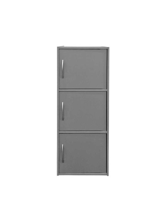Soline Kitchen Tall Cupboard Light Gray 40x34.5x90.5cm