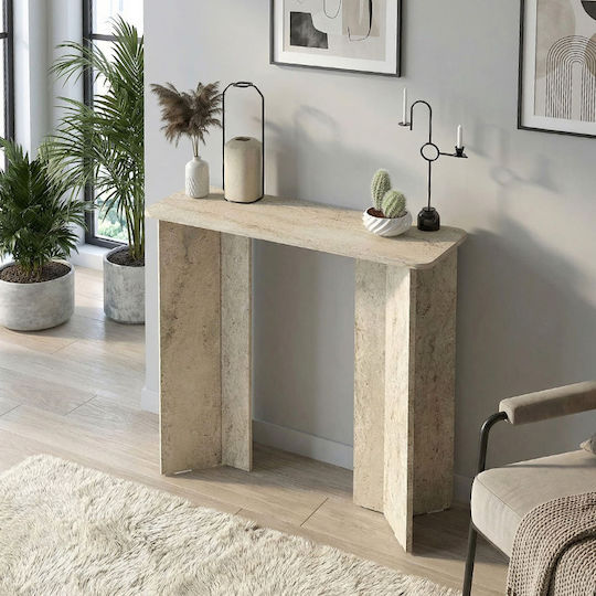 Consolă Din Lemn Travertine L90x l29,6x Î91,8cm Consolă Din Lemn Travertine L90x l29,6x Î91,8cm
