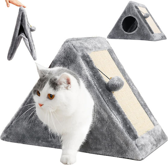 Cozy Cat House Scratching Area Ball 44x42x26 Cm Gray