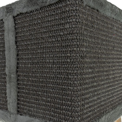 Căsuță pentru Pisici Interior Moale Jucărie Picioare din Lemn 38 x 32 x 32 cm Gri