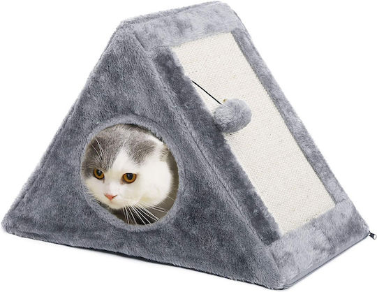 Cozy Cat House Scratching Area Ball 44x42x26 Cm Gray