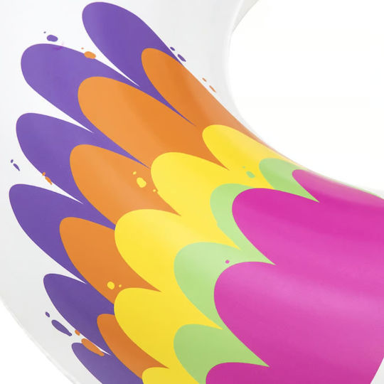 Inele De Înot Gonflabile Bestway Model Unicorn Vinil 91 X 119 Cm Alb