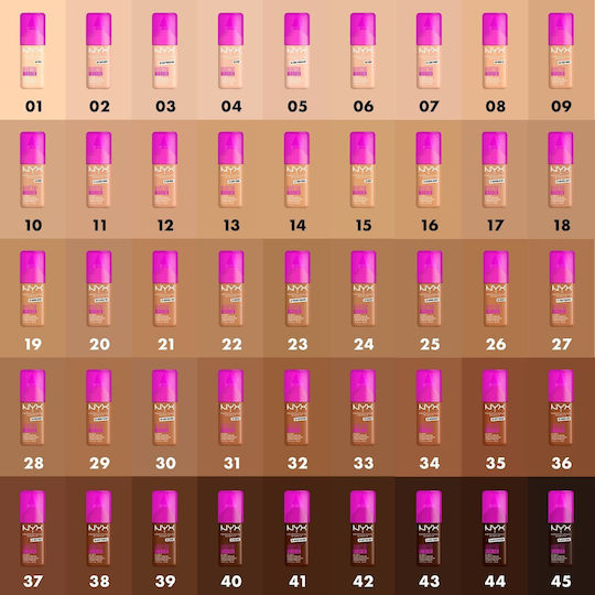 NYX Professional Makeup Make'Em Wonder Liquid Foundation 15 Buff 30ml