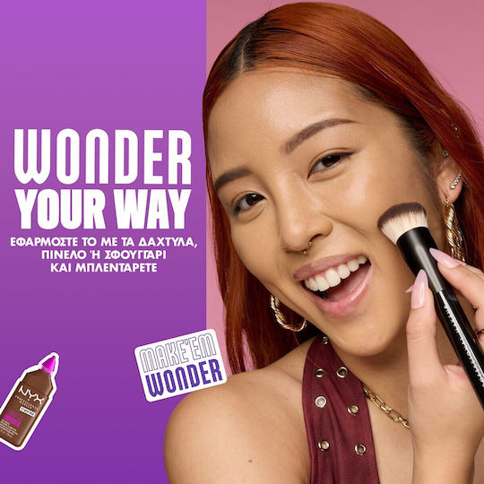 NYX Professional Makeup Make'Em Wonder Liquid Foundation 15 Buff 30ml