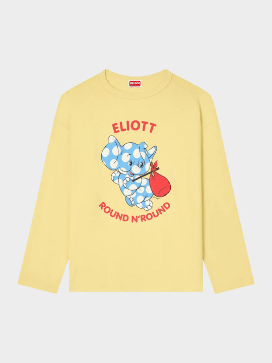 Cartoon Women's T-shirt Yellow