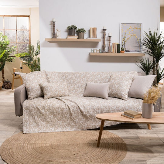 Teoran Ferrara Four-Seater Sofa Throw Chenille 180x350cm