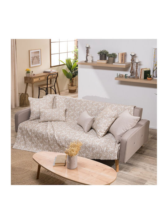Teoran Ferrara Four-Seater Sofa Throw Chenille 180x350cm