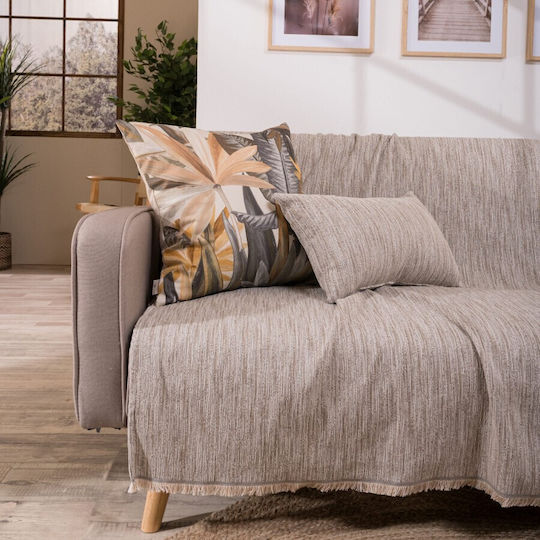 Teoran Lecce Four-Seater Sofa Throw Chenille 180x350cm