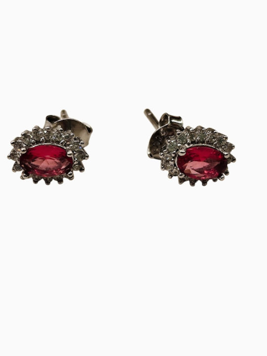 Cercei Argint Roșu Zircon Silver925.bf1170 Cercei Argint Roșu Zircon Silver925.bf1170