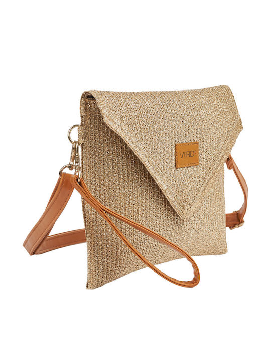 Straw Women's Envelope Bag Gold