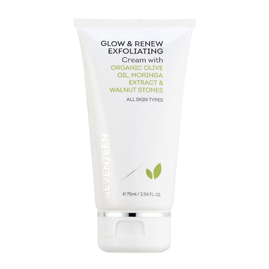 Seventeen Glow Renew Exfoliator For All Skin Types Cream For Face Scrub 75ml