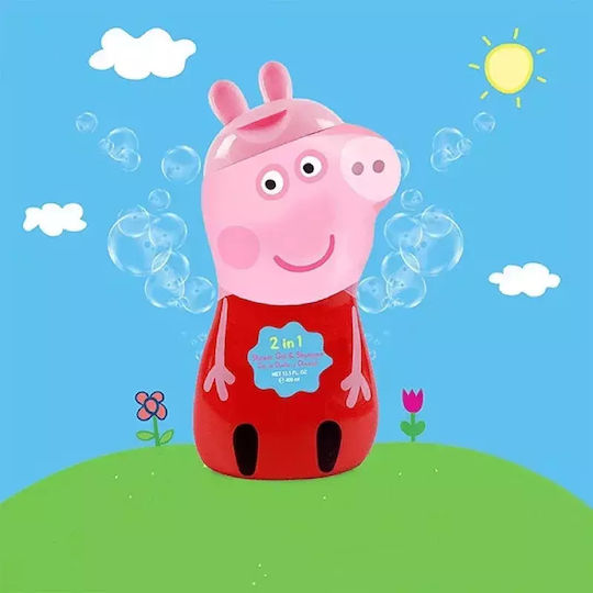 Air-Val International Παιδικό Αφρόλουτρο & Σαμπουάν Peppa Pig σε Μορφή Gel 400ml