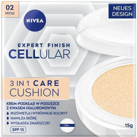 Nivea Cellular Expert Finish Cushion Foundation 15gr