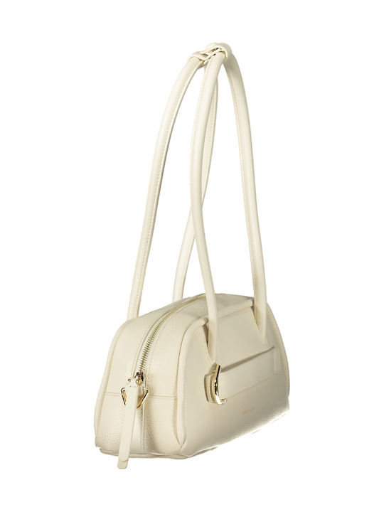 Leather Women's Shoulder Bag White E1U4A120201 N17