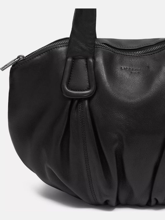 Damen Handtaschen und Damentaschen Leder Schulter Schwarz