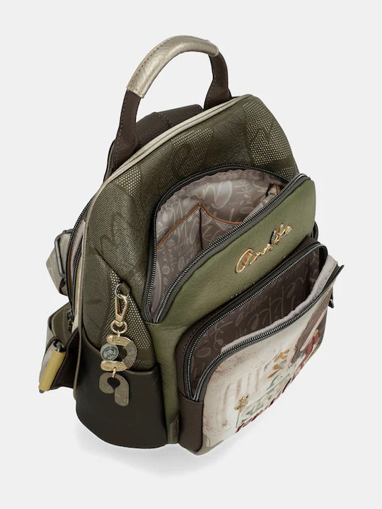 Damen Rucksack Khaki