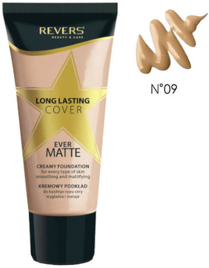 Revers Cosmetics Ever Matte Flüssig 09 Sand 30ml