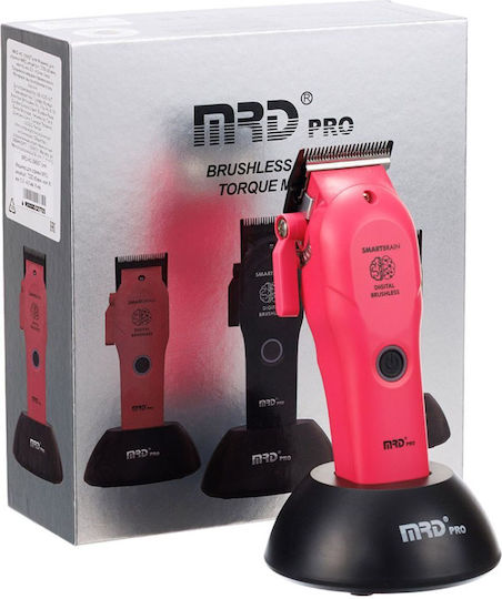 MRD Pro Smart Brain Gmt-3969st Professional Rechargeable Hair Clipper Pink mrd122