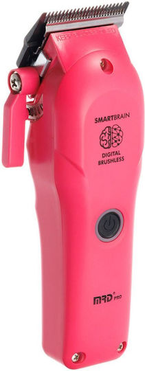 MRD Pro Smart Brain Gmt-3969st Professional Rechargeable Hair Clipper Pink mrd122