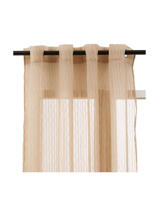Vorhang mit Grommets Mila Beiges 140x240cm
