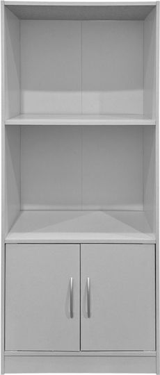 Βιβλιοθήκη Tekaro Λευκή 60x30x120εκ.
