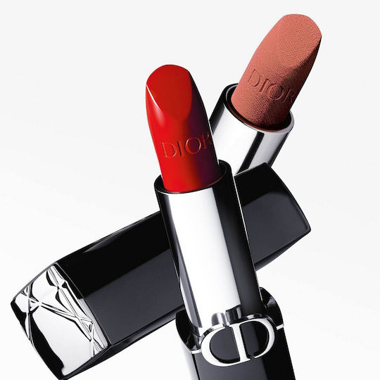 Dior Rouge Κραγιόν Refill Satin 999 Satiny Finish 3.5gr