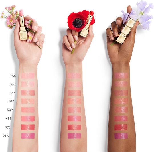 Guerlain Kisskiss Bee Glow Lippenstift 458 Pop Rose Glow 3.2gr