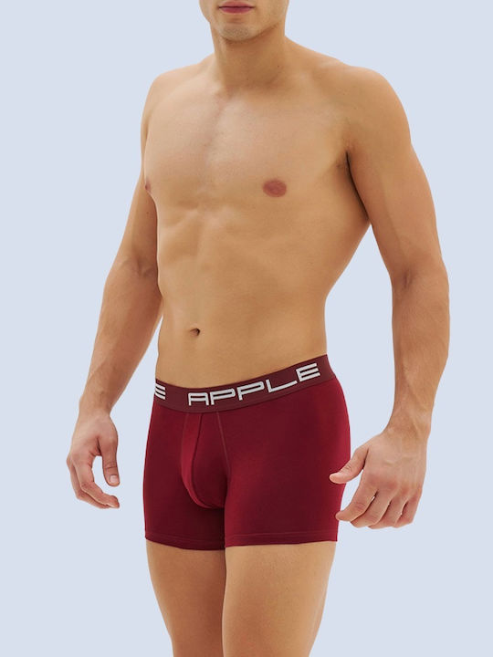 Ανδρικά Μποξεράκια Μαύρο Μπορντώ & Μπλέ 3Pack