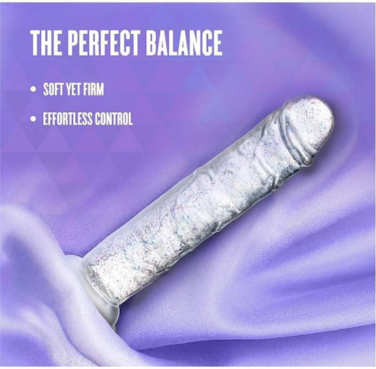 Blush Realistic Dildo With Suction Cup Transparent