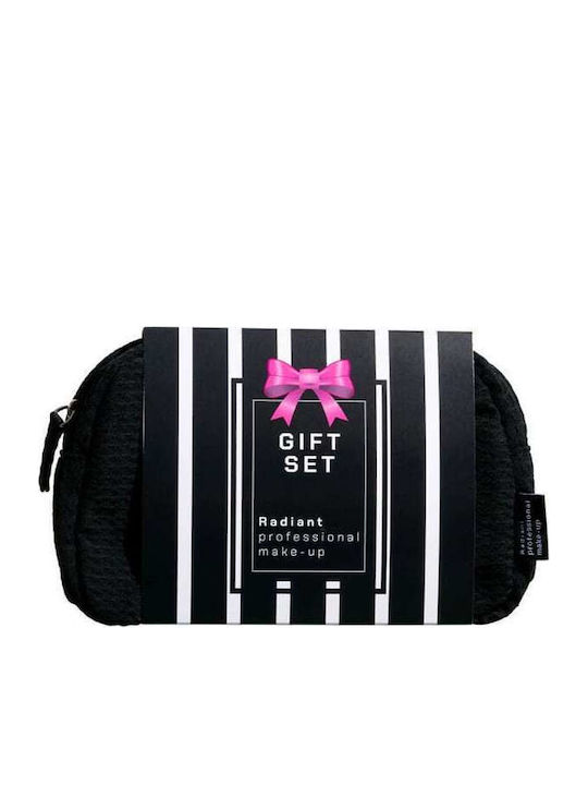 Radiant Make-up-Set mit Kosmetiktasche No.01 Black, No.20 Berry 5Stück