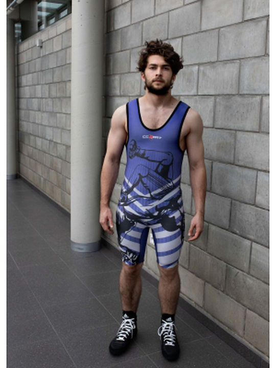 Combat Sport Herren Kampfsportbekleidung Blau